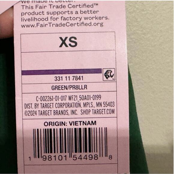 Wild Fable Skirt Womens XS Green Butter Bliss Holiday Festive Skater Y2K Cute - Picture 3 of 7